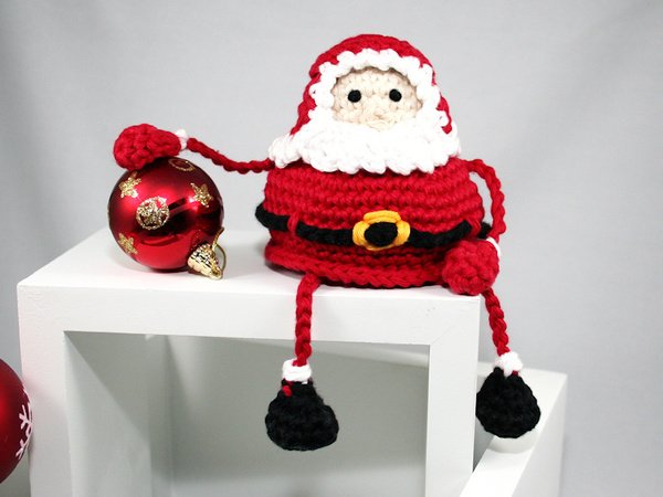 Santa - Shelf Sitter - Crochet Pattern