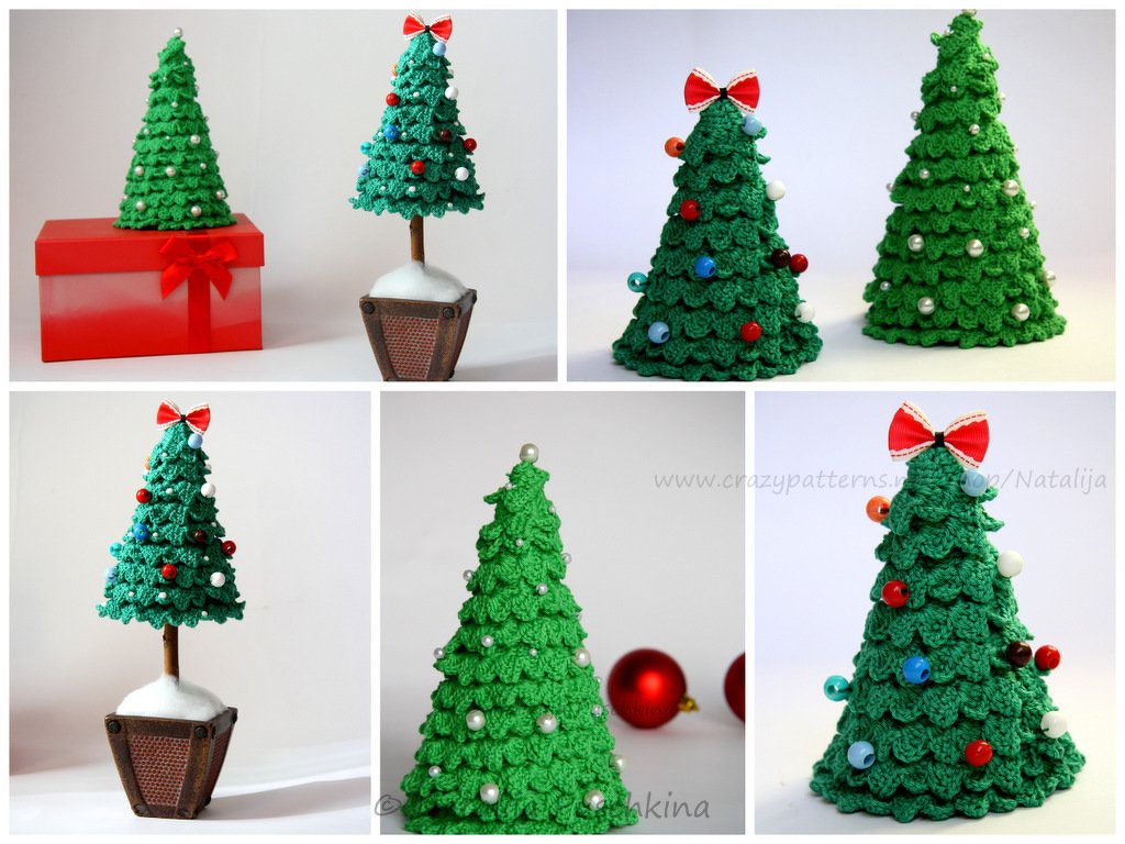DIY Häkelanleitung Tannenbaum - verschiedene Größen und Designs