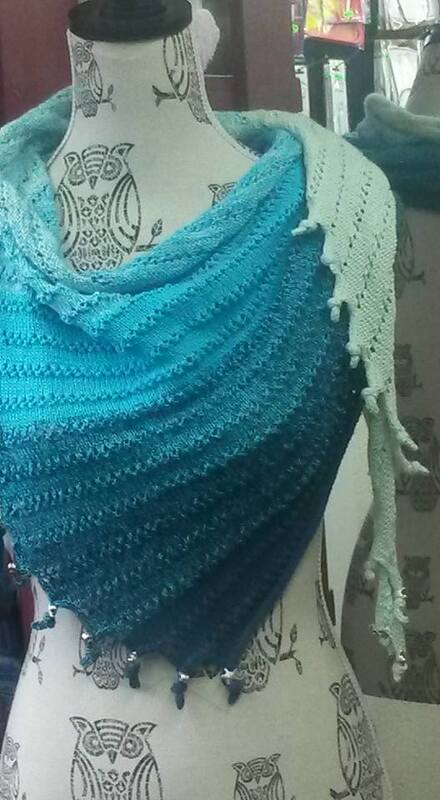 Anleitung zm Stricken Fransentuch Dreieckstuch * Feanor* - Bild 6
