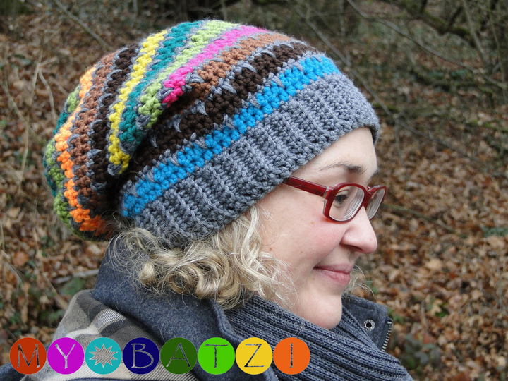 Häkelanleitung für Beanie mit Bündchen // alle Größen