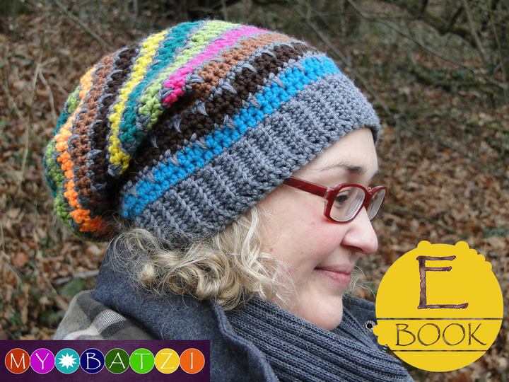 Häkelanleitung für Beanie mit Bündchen // alle Größen