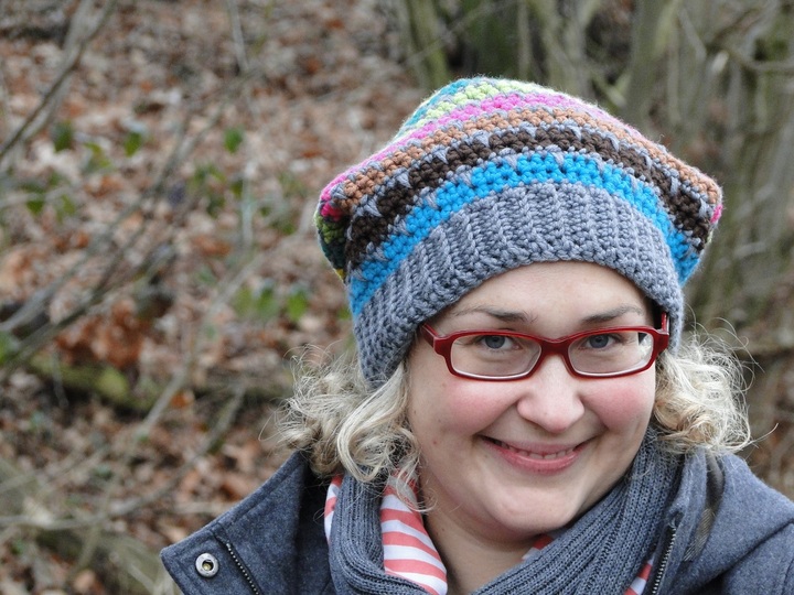 Häkelanleitung für Beanie mit Bündchen // alle Größen