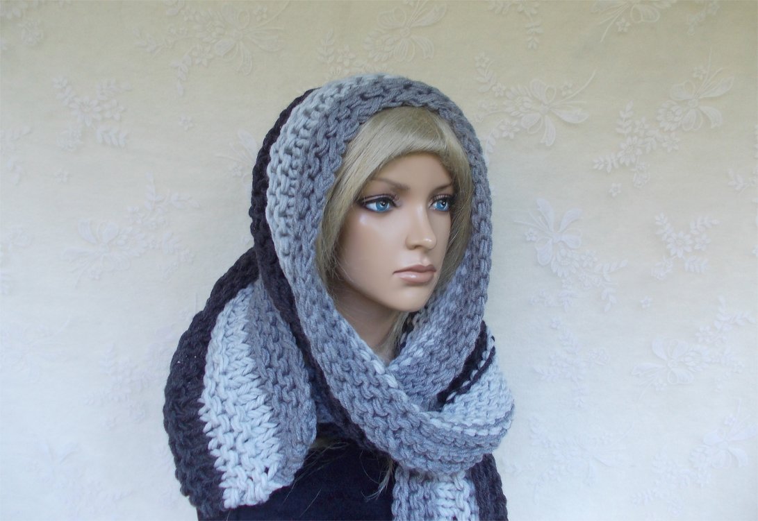 Strickanleitung XXL-Schal, langer Strickschal - Bild 9