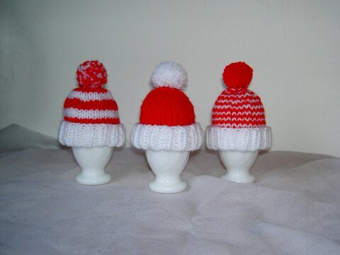 Strickanleitung lustige Eierwärmer......nicht nur zur Weihnachtszeit  #030