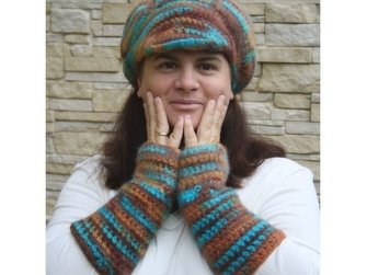 Häkelanleitung Gefilzte Armstulpen "Natalie"