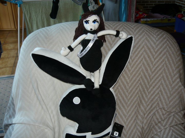 Häkelanleitung Playboy-Bunny