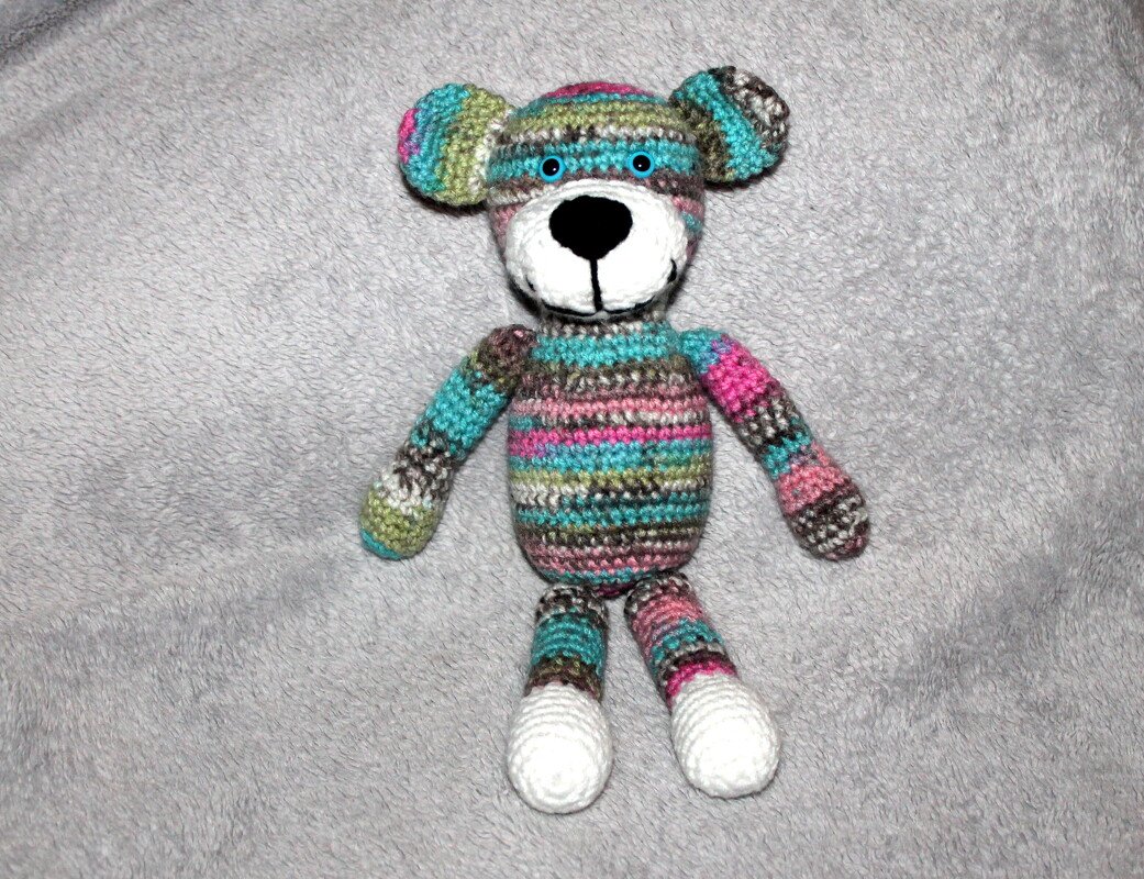 Häkelanleitung Glücks Teddybär - Bild 4