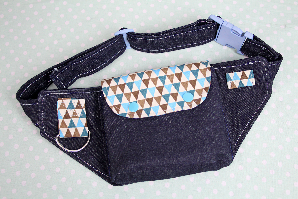 Nähanleitung Gürteltasche Gassitasche nähen Bauchtasche - Bild 2