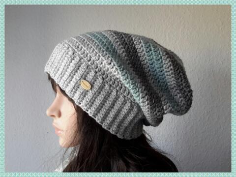 27 Häkelanleitung Longbeanie Farbmix Alle Größen PDF