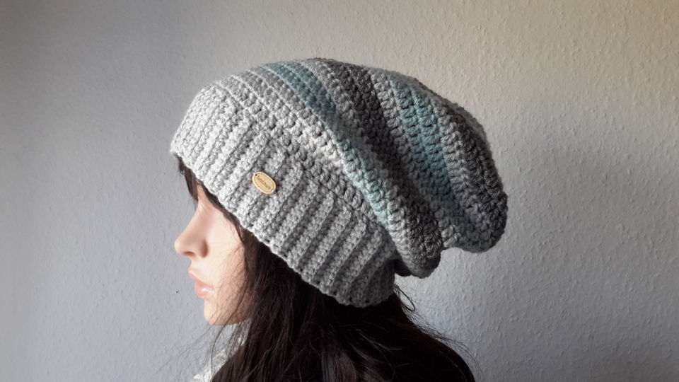 27 Häkelanleitung Longbeanie Farbmix Alle Größen PDF