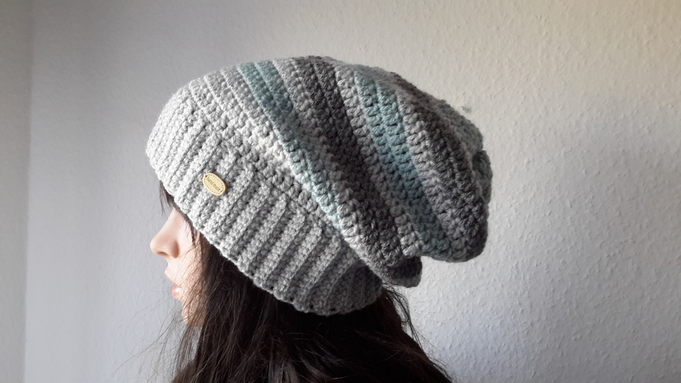 27 Häkelanleitung Longbeanie Farbmix Alle Größen PDF