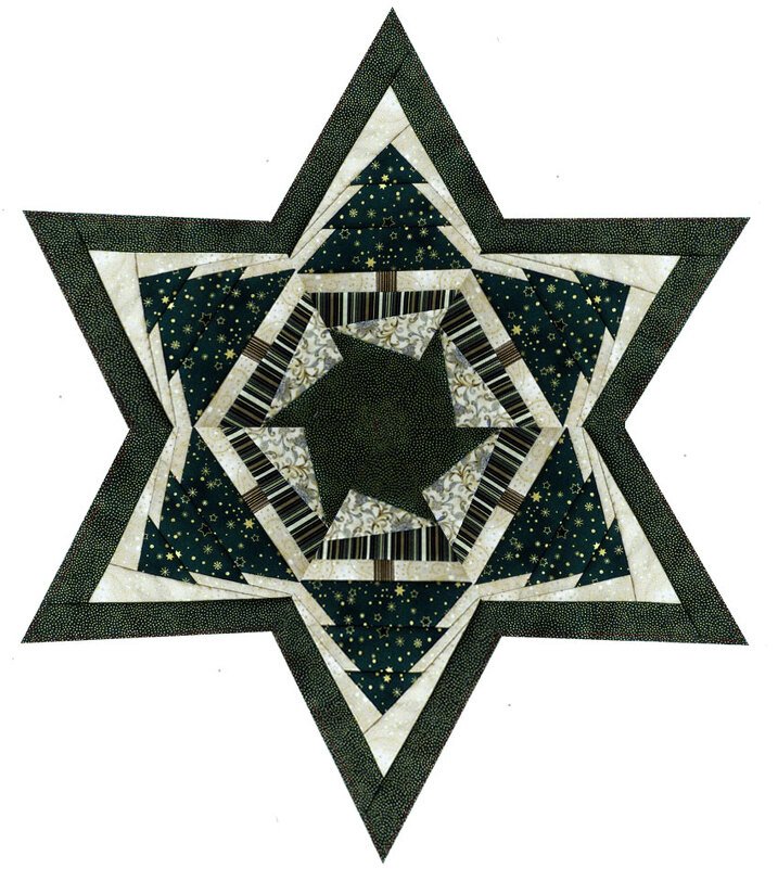 Schnitt für einen Weihnachtsstern - Paper Piecing - Bild 2