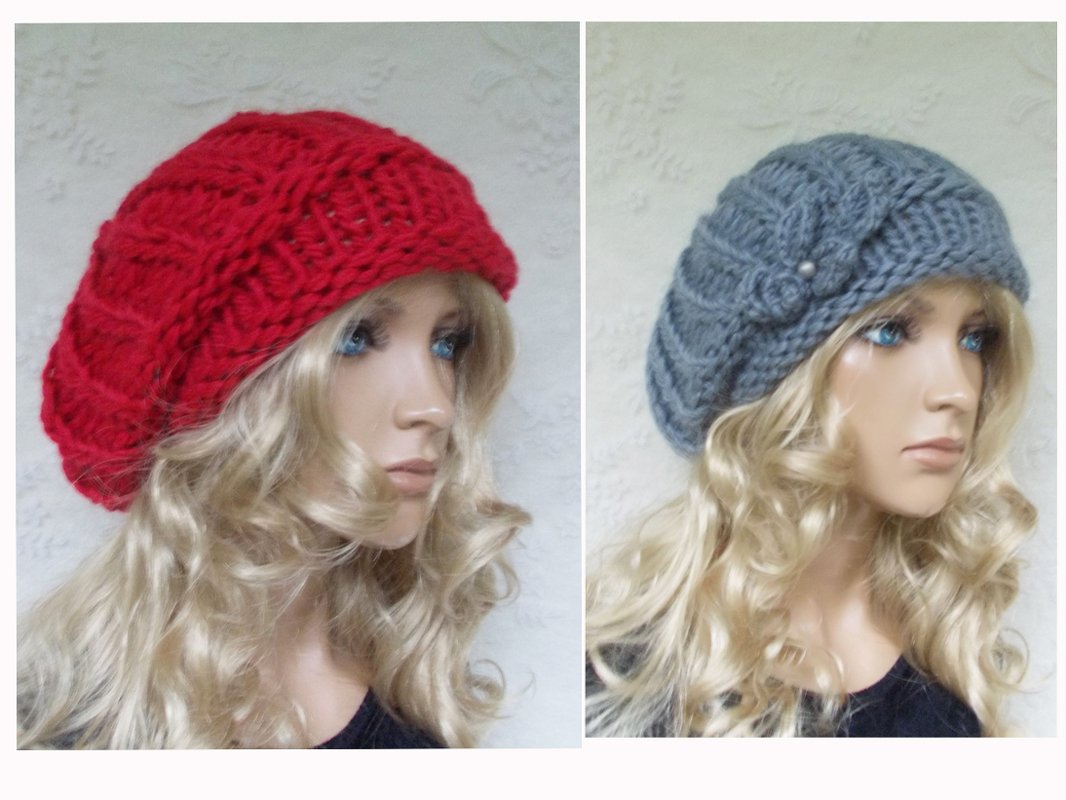 Strickanleitung für elegante Beanie "Miss", elegante Strickmütze
