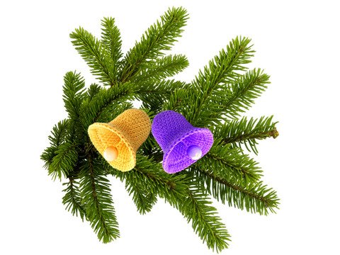 Tannenbaumschmuck "Glöckchen" (Gr. 6 cm)