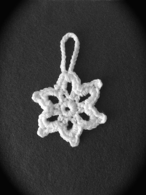 Häkelanleitung Stern Anhänger