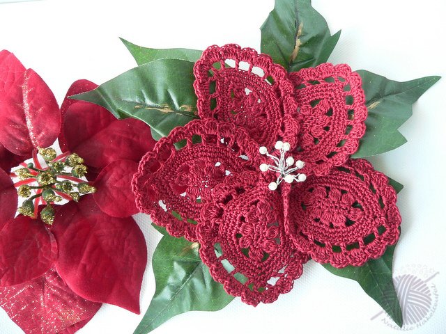 H&auml;kelanleitung "Weihnachtsstern Nr. 2" - Bild 3