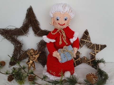 Häkelanleitung Mrs.Claus Christmas Edition No.2