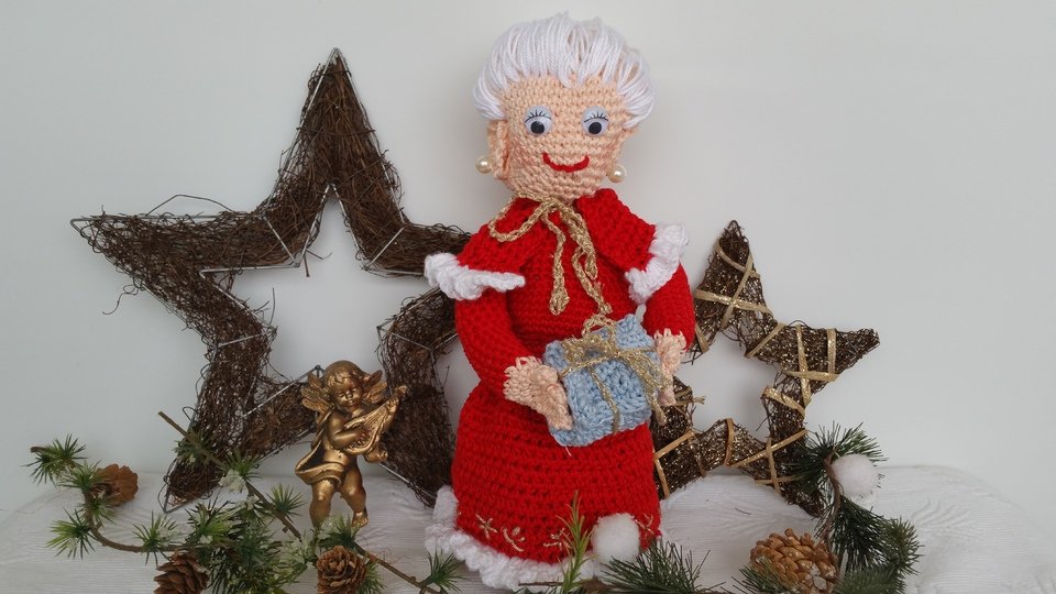 Häkelanleitung Mrs.Claus Christmas Edition No.2