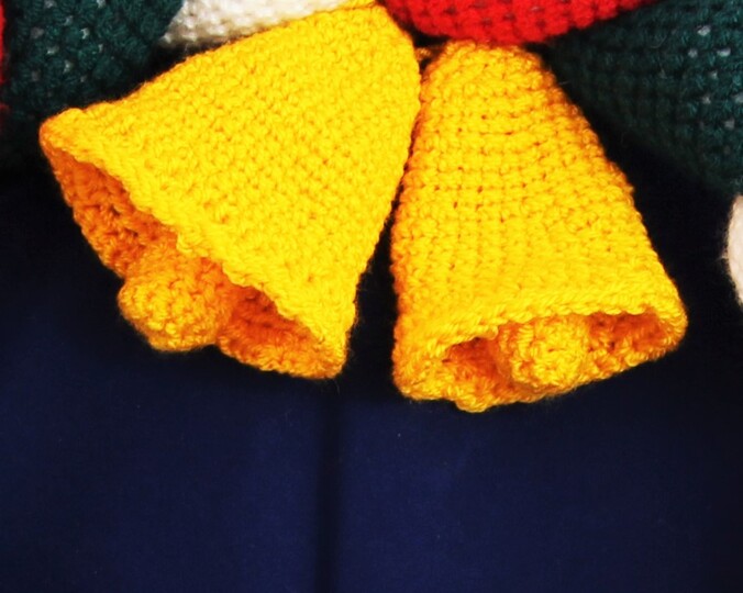 Türkranz Weihnachten mal anders - Häkelanleitung