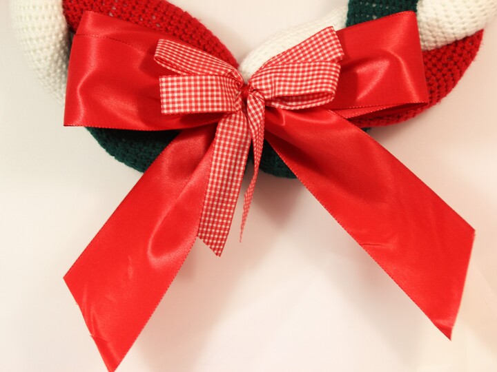 Türkranz Weihnachten mal anders - Häkelanleitung