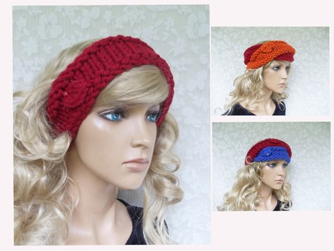 Strickanleitung für ein Stirnband, head band, Kopfband, Kopfschmuck, Haarband