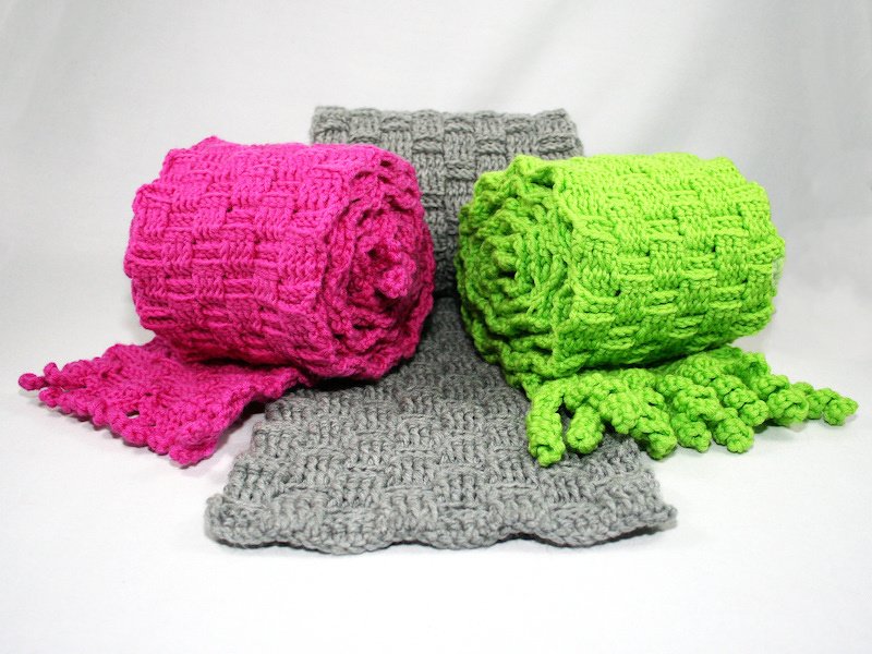 Weave-Style Scarf for young and old - Crochet Pattern - Image 5