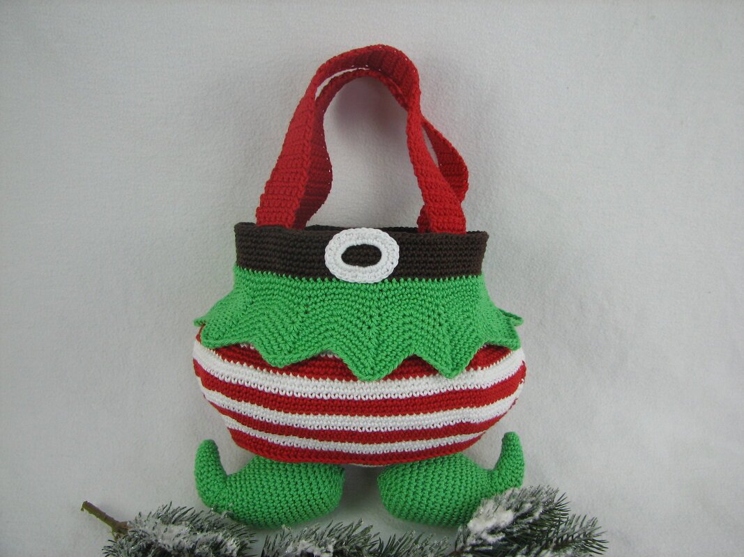 Häkelanleitung Tasche und Adventskalender "Wichtel" - Bild 2