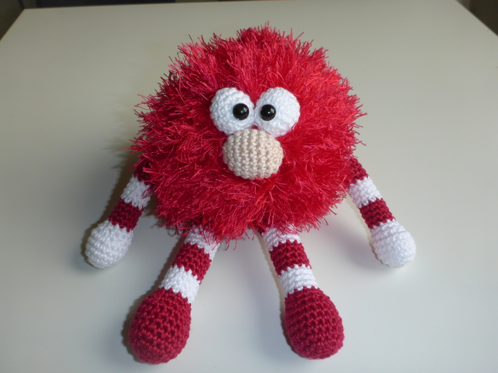 Häkelanleitung Schmusemonster Wuschel