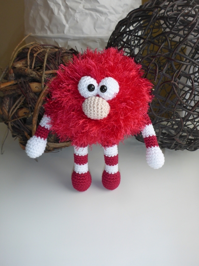 Häkelanleitung Schmusemonster Wuschel