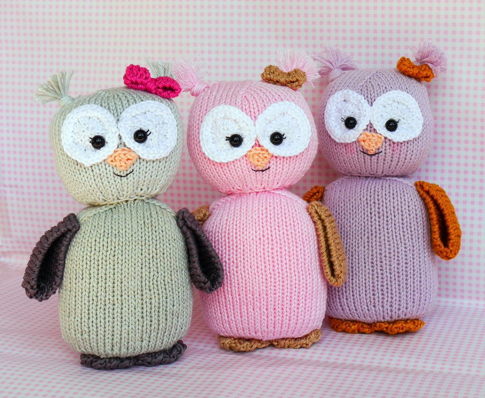 Strickanleitung - Eulenpuppe Emily Euli - Bild 2