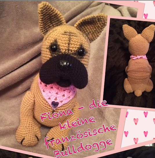 Häkelanleitung französische Bulldogge Fiona