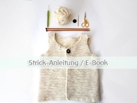 Grobstrickweste "Jurek" für Kinder