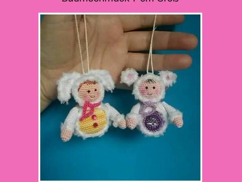 Amigurumi Eskimos Kinder Baumschmuck PDF