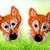 Fuchs Häkelapplikation