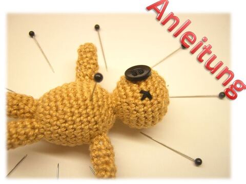 Anleitung Nadelkissen Voodoo-Puppe Nadel-Kissen