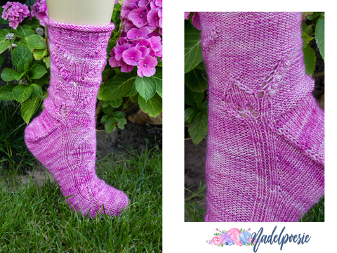 Majalis sock knitting pattern