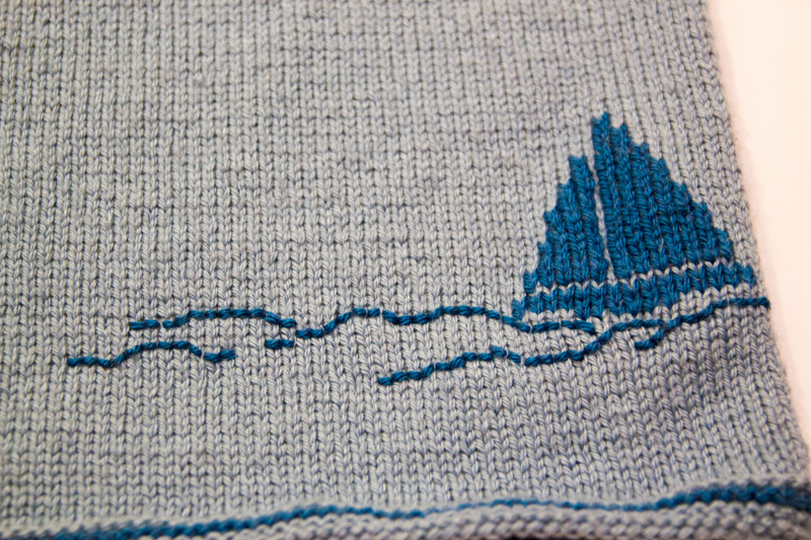 SAIL AWAY sweater guernsey for boys