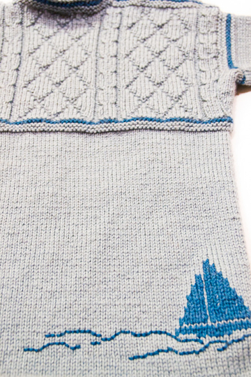 SAIL AWAY sweater guernsey for boys