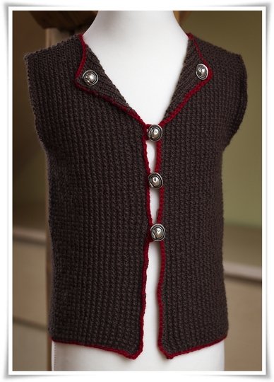 Anleitung Xaver Weste für Kinder Jungen Mädchen