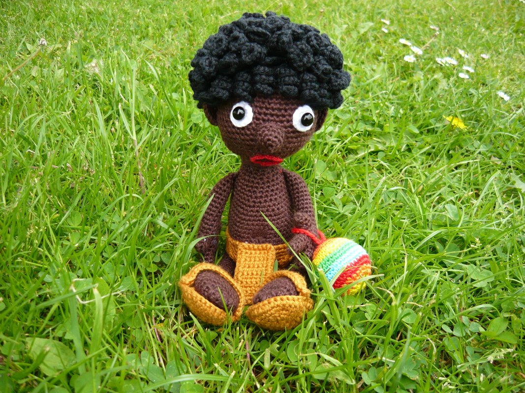 Häkelanleitung Kleiner Afrikaner - Bild 4