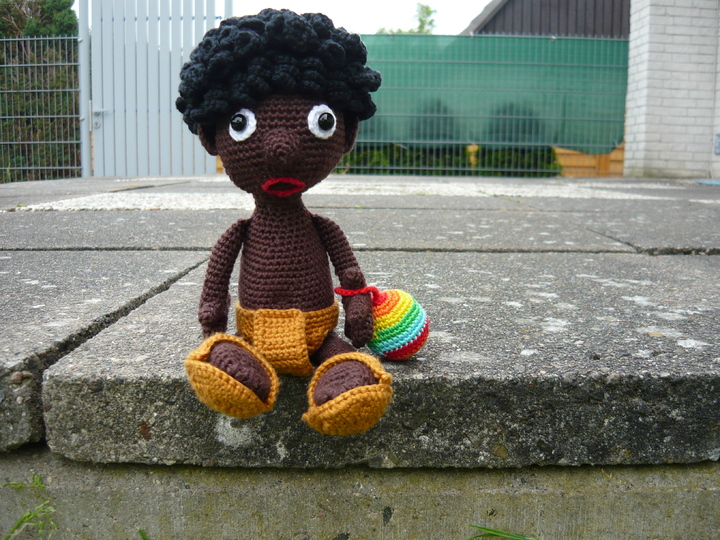 Häkelanleitung Kleiner Afrikaner