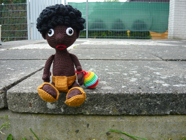 Häkelanleitung Kleiner Afrikaner