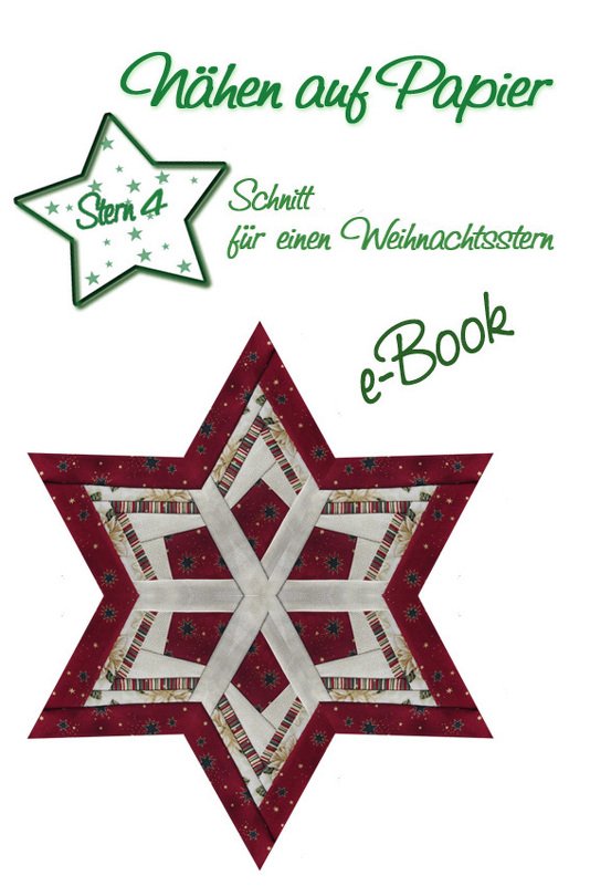 Schnitt für einen Weihnachtsstern - Paper Piecing