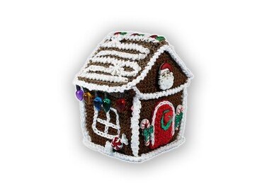 Anhänger (Deko) "Lebkuchenhaus", Gr. 8 x 10 cm