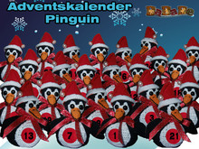 Pinguin Als Adventskalender Hakeln Mutze