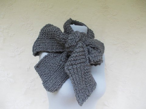 Strickanleitung für langen Schal, unisex, slouchy, Strickschal, Wechselmuster