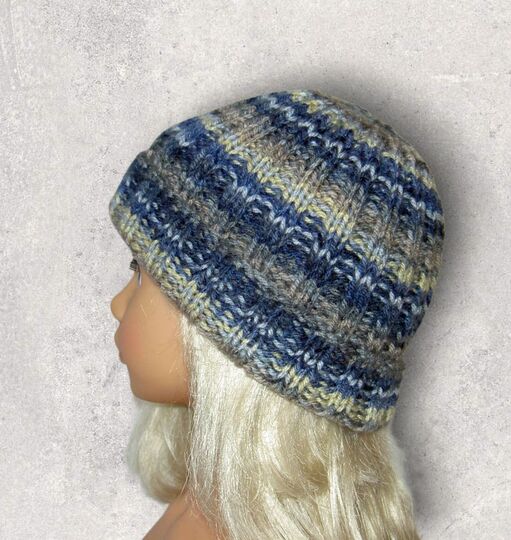 Strickanleitung Kindermütze unisex Kopfumfang 42 - 48 cm  #033