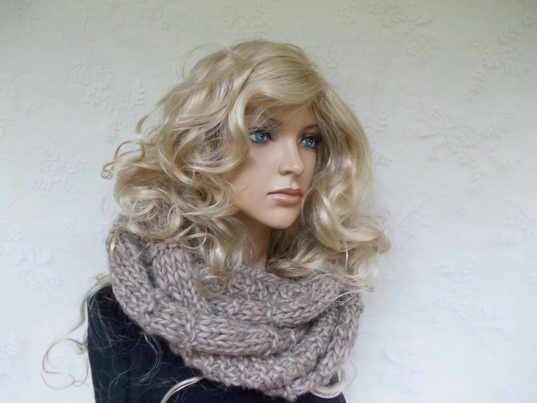Strickanleitung XXL-Schal, Loop111, Wickelschal, unisex, Loop, Schlauchschal - Bild 5