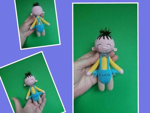Amigurumi Baby Luca 14 cm Groß pdf