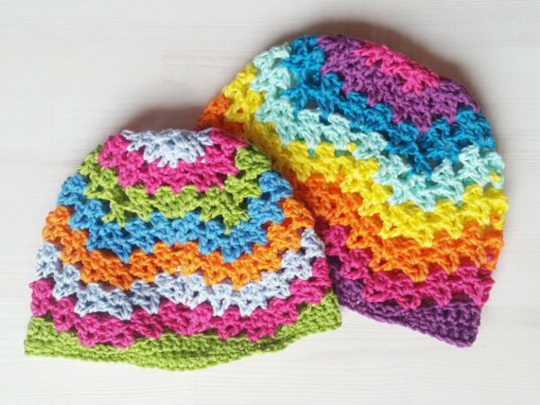 Beanie "Colorful" - Crochet Pattern